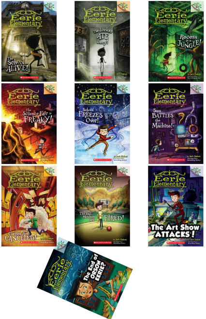 Eerie Elementary Series Set of 1 - 10 Humor Combined with Adventure for Reluctant Reader Appeal