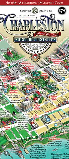 Charleston Historic District Illustrated Map