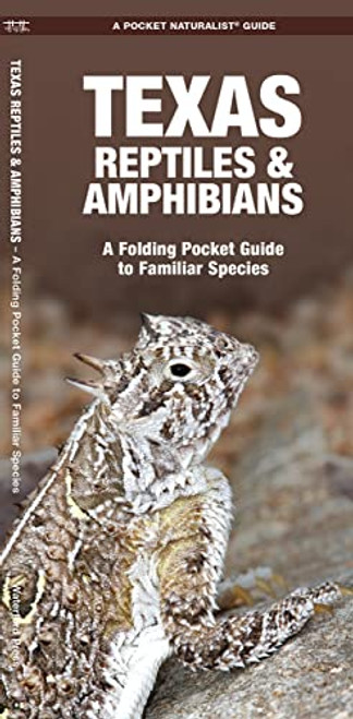 Texas Reptiles & Amphibians: A Folding Pocket Guide to Familiar Species (Wildlife and Nature Identification)
