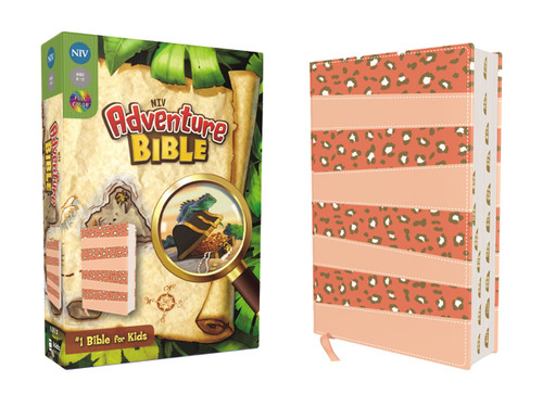 NIV, Adventure Bible, Leathersoft, Coral, Full Color, Thumb Indexed Tabs