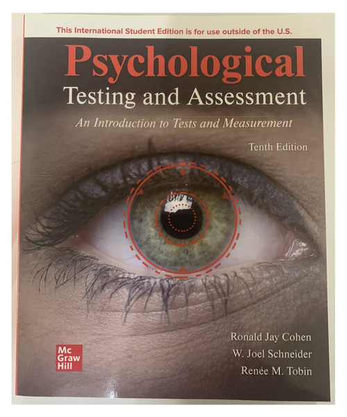 Psychological Testing and Assessment 10TH Edition, International Edition, Textbook only