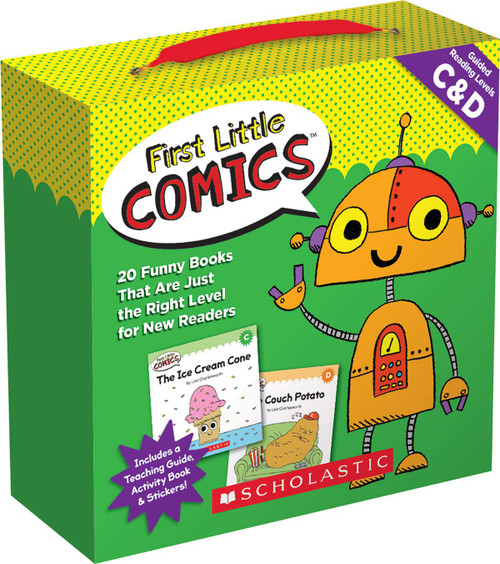 First Little Comics Parent Pack: Levels C & D: 20 Funny Books That Are Just the Right Level for New Readers