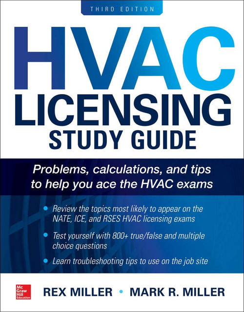 HVAC Licensing Study Guide, Third Edition