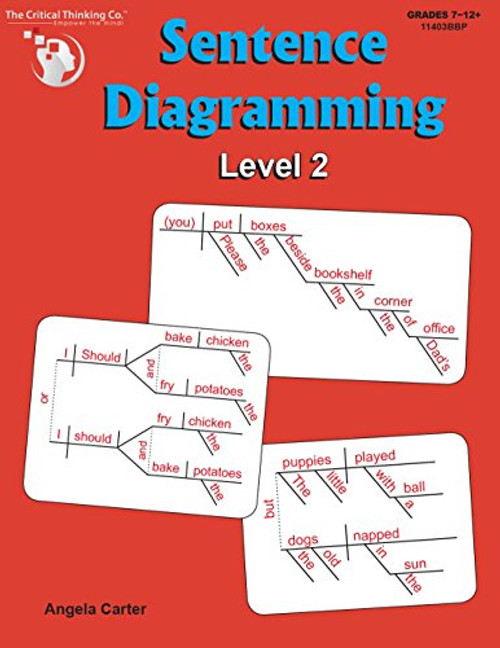 Sentence Diagramming Level 2 Workbook - Breakdown and Learn the Underlying Structure of Sentences (Grades 7-12+)