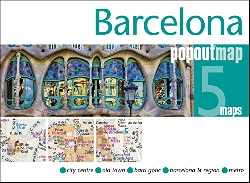 Barcelona PopOut Map (PopOut Maps)