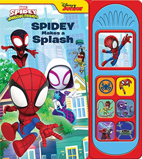 Marvel Spider-man - Spidey and his Amazing Friends  Spidey Makes a Splash Sound Book - PI Kids