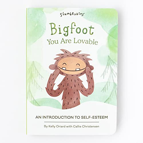 Slumberkins Bigfoot, You are Lovable: An Introduction to Self-Esteem, Promotes Self Esteem & Positive Relationships, Social Emotional Learning Tools for Ages 0+