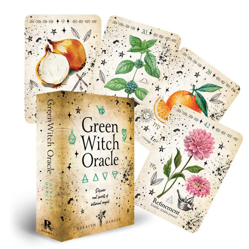 Green Witch Oracle Cards: Discover Real Secrets of Botanical Magick (44 Full-Color Cards and 144-Page Guidebook)