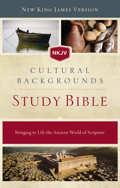 NKJV, Cultural Backgrounds Study Bible, Hardcover, Red Letter: Bringing to Life the Ancient World of Scripture