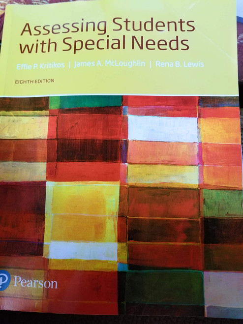 Assessing Students with Special Needs