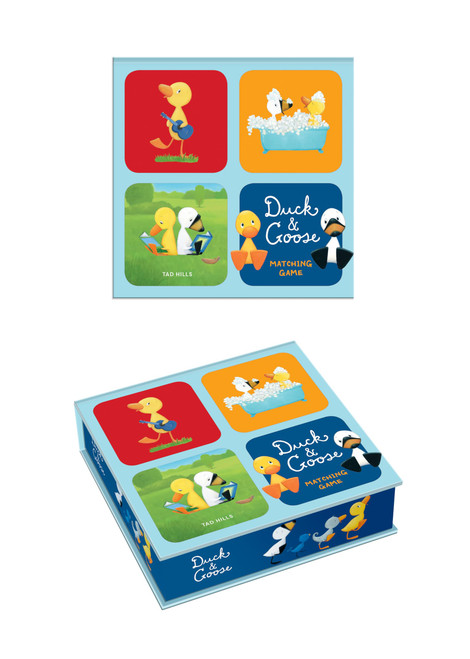 Duck & Goose Matching Game: A Memory Game with 20 Matching Pairs for Children
