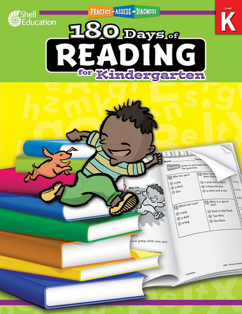 180 Days of Reading: Grade K - Daily Reading Workbook for Classroom and Home, Sight Word and Phonics Practice, Kindergarten School Level Activities Created by Teachers to Master Challenging Concepts