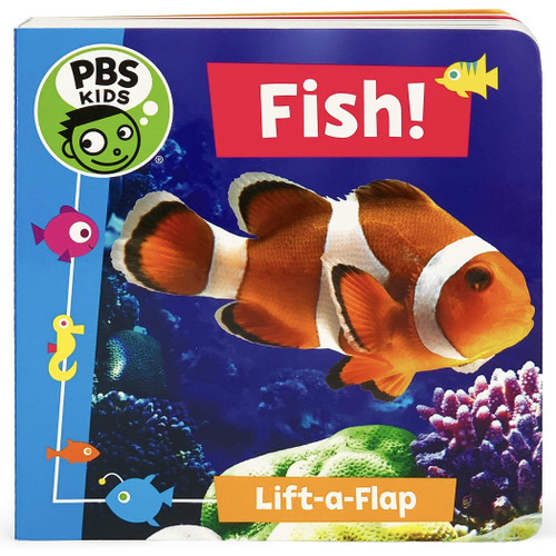 Fish! A PBS Kids Lift-a-Flap Board Book for Babies and Toddlers, Ages 1-4