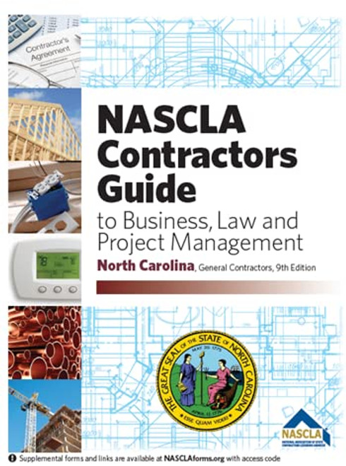 NORTH CAROLINA - NASCLA Contractors Guide to Business, Law and Project Management, 9th Edition Spiral-bound