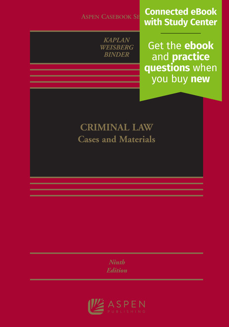 Criminal Law: Cases and Materials [Connected eBook with Study Center] (Aspen Casebook)