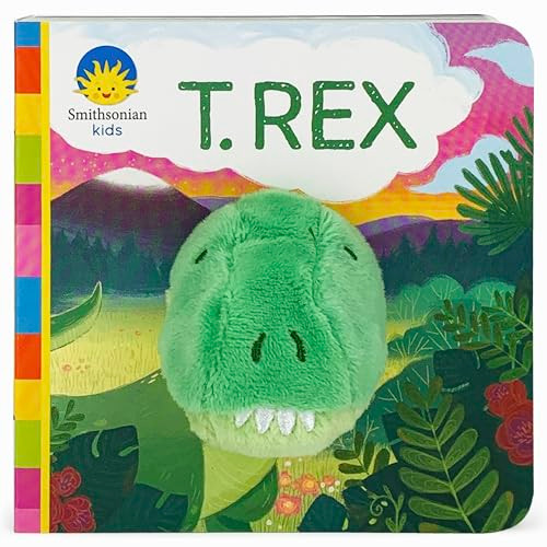 I Am a T.rex Finger Puppet Board Book from Smithsonain Kids: For Little Dinosaur Lovers Ages 1 - 3 (Finger Puppet Book Smithsonian Kids)