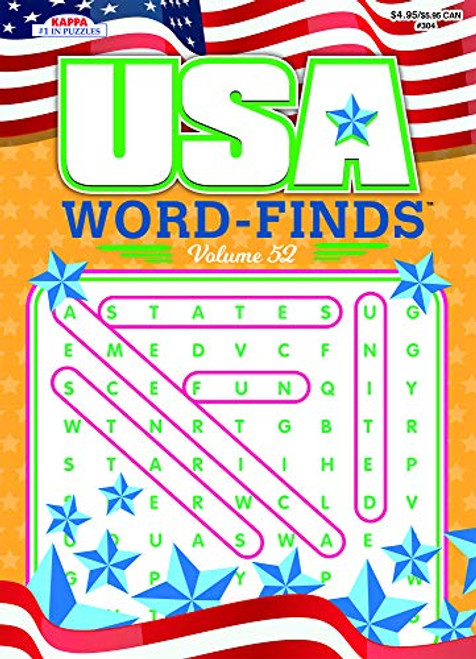 USA Word-Finds Puzzle Books-Word Search Volume 52