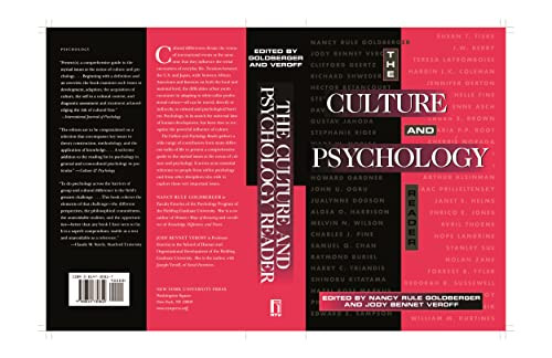 The Culture and Psychology Reader