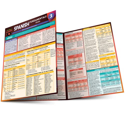 Spanish Fundamentals 3 - Verbs: a QuickStudy Laminated Reference Guide