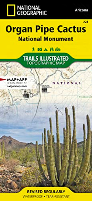 Organ Pipe Cactus National Monument Map (National Geographic Trails Illustrated Map, 224)
