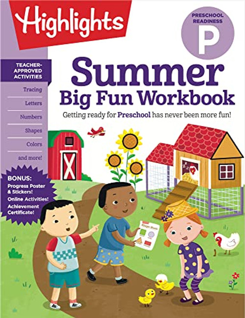 Summer Big Fun Workbook Preschool Readiness (Highlights Summer Learning)