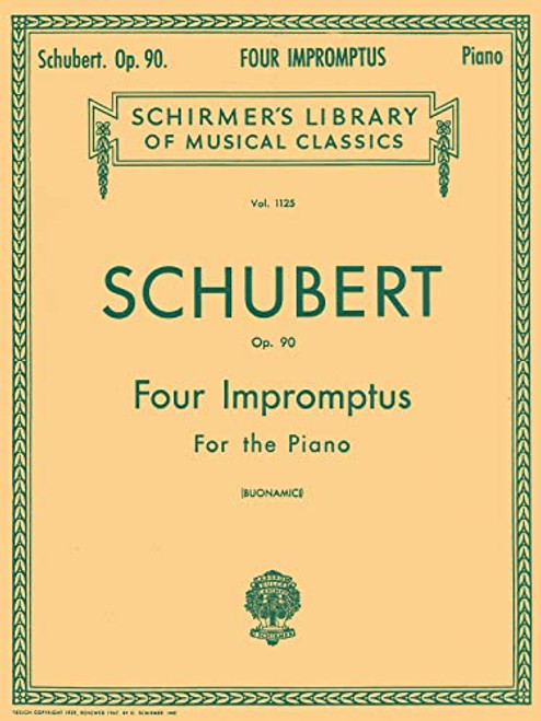 Schubert: Four Impromptus for the Piano, Opus 90