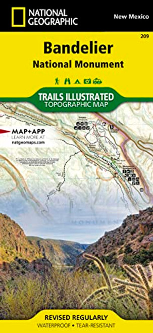 Bandelier National Monument Map (National Geographic Trails Illustrated Map, 209)