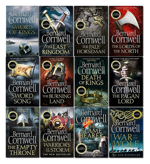 Bernard Cornwell The Last Kingdom Series Collection 12 Books Set (The Last Kingdom, The Pale Horseman, The Lords of the North, Sword Song, The Burning Land, Death of Kings, The Pagan Lord & More)