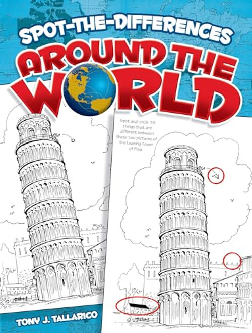 Spot-the-Differences Around the World (Dover Kids Activity Books)