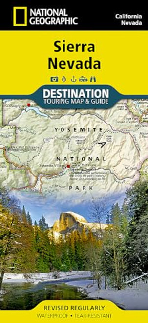 Sierra Nevada Map (National Geographic Destination Map)