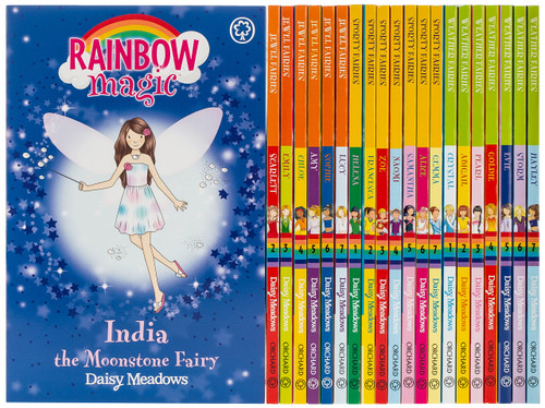 Rainbow Magic The Magical Adventure Collection 21 Books Set Including 3 Series by Daisy Meadows (Weather Fairies, Jewel Fairies & Sporty Fairies)