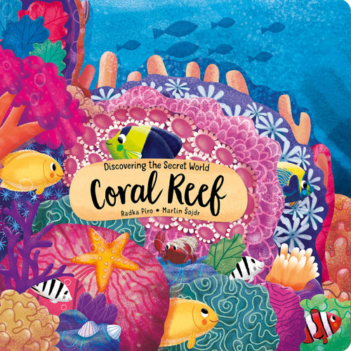 Discovering the Secret World: Coral Reef (Happy Fox Books) Board Book Teaches Kids Ages 3-6 about a Reef, Diving Deeper into the Sea with Every Page, with Educational Fun Facts