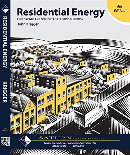 Residential Energy Cost Savings and Comfort for Existing Buildings, 6th Ed