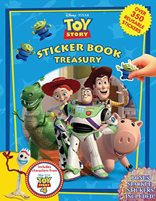 Phidal - Disney Pixar Toy Story Sticker Book Treasury Activity Book Treasury Puzzle Game for Kids Children Toddlers Ages 3 and Up, Holiday Christmas Birthday Gift