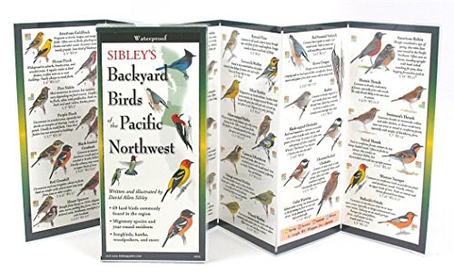 Sibley's Back. Birds of Pacific Northwest (Foldingguides)