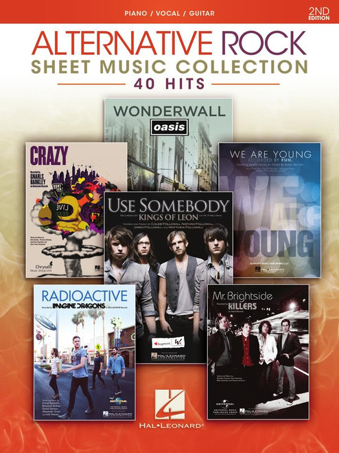 Alternative Rock Sheet Music Collection - 2nd Edition: 40 Hits Arranged for Piano/Vocal/Guitar