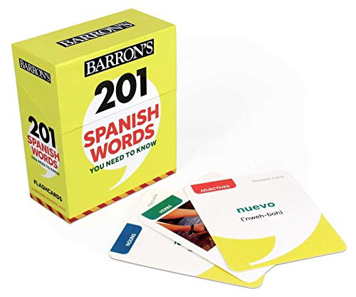 201 Spanish Words You Need to Know Flashcards (Barron's Foreign Language Guides)