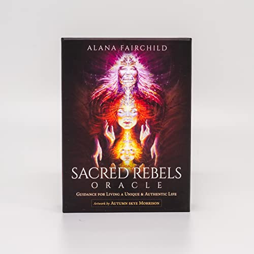 Sacred Rebels Oracle - Revised Edition: Guidance for Living a Unique and Authentic Life - 45 cards with a new borderless design and 184-page guidebook