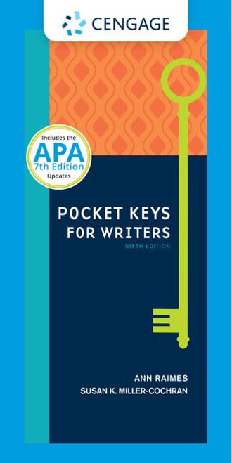 Pocket Keys for Writers with APA Updates, Spiral bound Version (Keys for Writers Series)