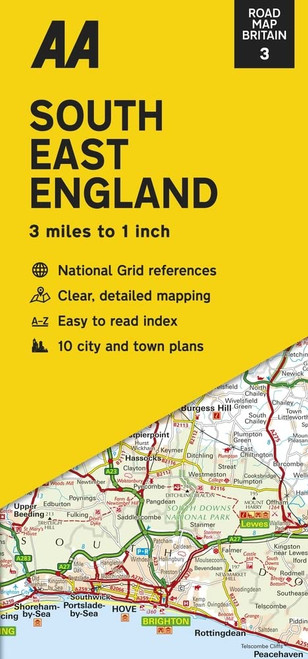 Road Map Britian: South East England (Road Map Britain)