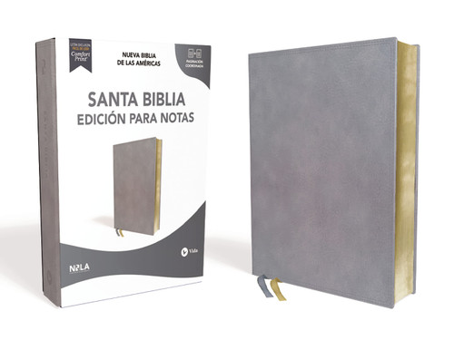 NBLA Santa Biblia Edicin para Notas, Leathersoft, Azul Pizarra, Letra Roja (Spanish Edition)