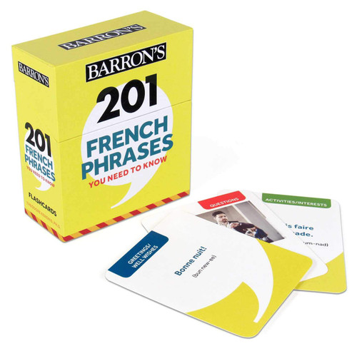 201 French Phrases You Need to Know Flashcards (Barron's Foreign Language Guides) (French Edition)
