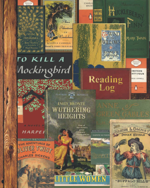 Reading Log: Gifts for Book Lovers (A reading journal with 100 spacious record pages and more in a large soft covered notebook from our Vintage range) (Reading Logs & Journals)