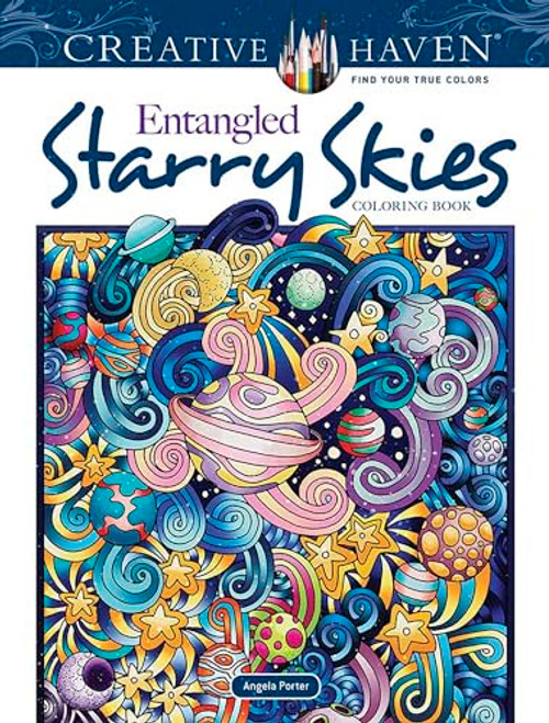 Creative Haven Entangled Starry Skies Coloring Book (Adult Coloring Books: Nature)