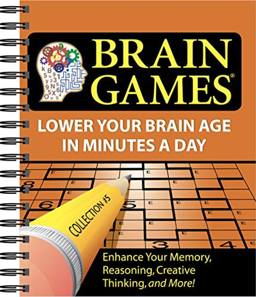 Brain Games #5: Lower Your Brain Age in Minutes a Day (Variety Puzzles) (Volume 5) (Brain Games - Lower Your Brain Age in Minutes a Day)