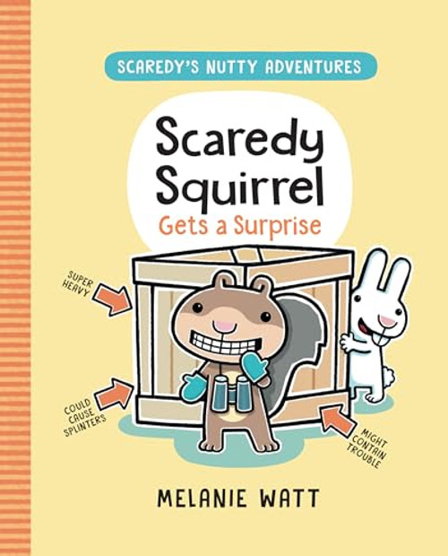 Scaredy Squirrel Gets a Surprise: (A Graphic Novel) (Scaredy's Nutty Adventures)