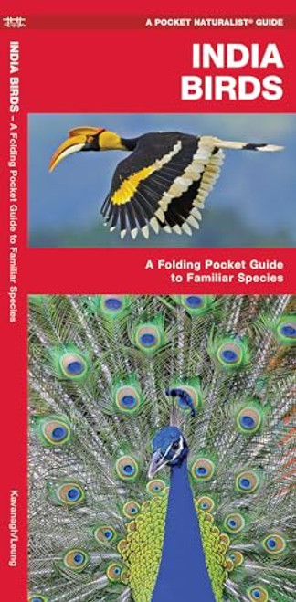 India Birds: A Folding Pocket Guide to Familiar Species (Wildlife and Nature Identification)