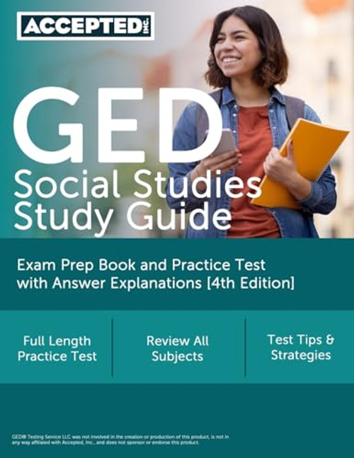 GED Social Studies Study Guide: Exam Prep Book and Practice Test with Answer Explanations [4th Edition]
