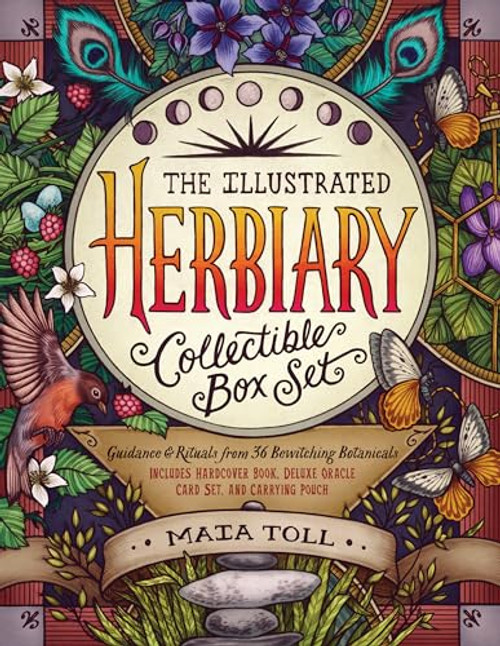 The Illustrated Herbiary Collectible Box Set: Guidance and Rituals from 36 Bewitching Botanicals; Includes Hardcover Book, Deluxe Oracle Card Set, and Carrying Pouch (Wild Wisdom)