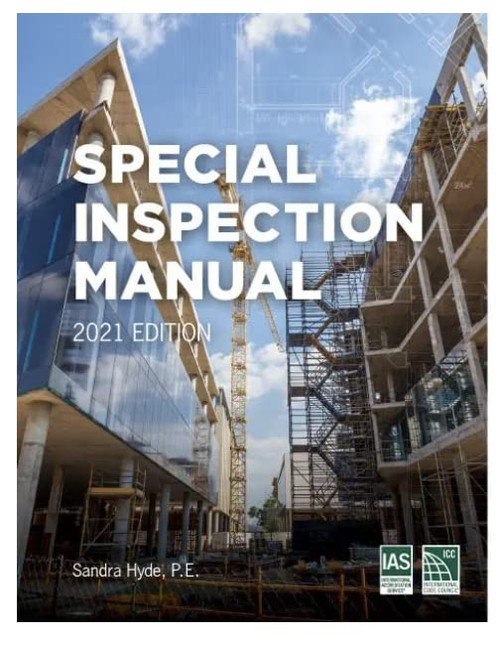 Special Inspection manual,2021 edition